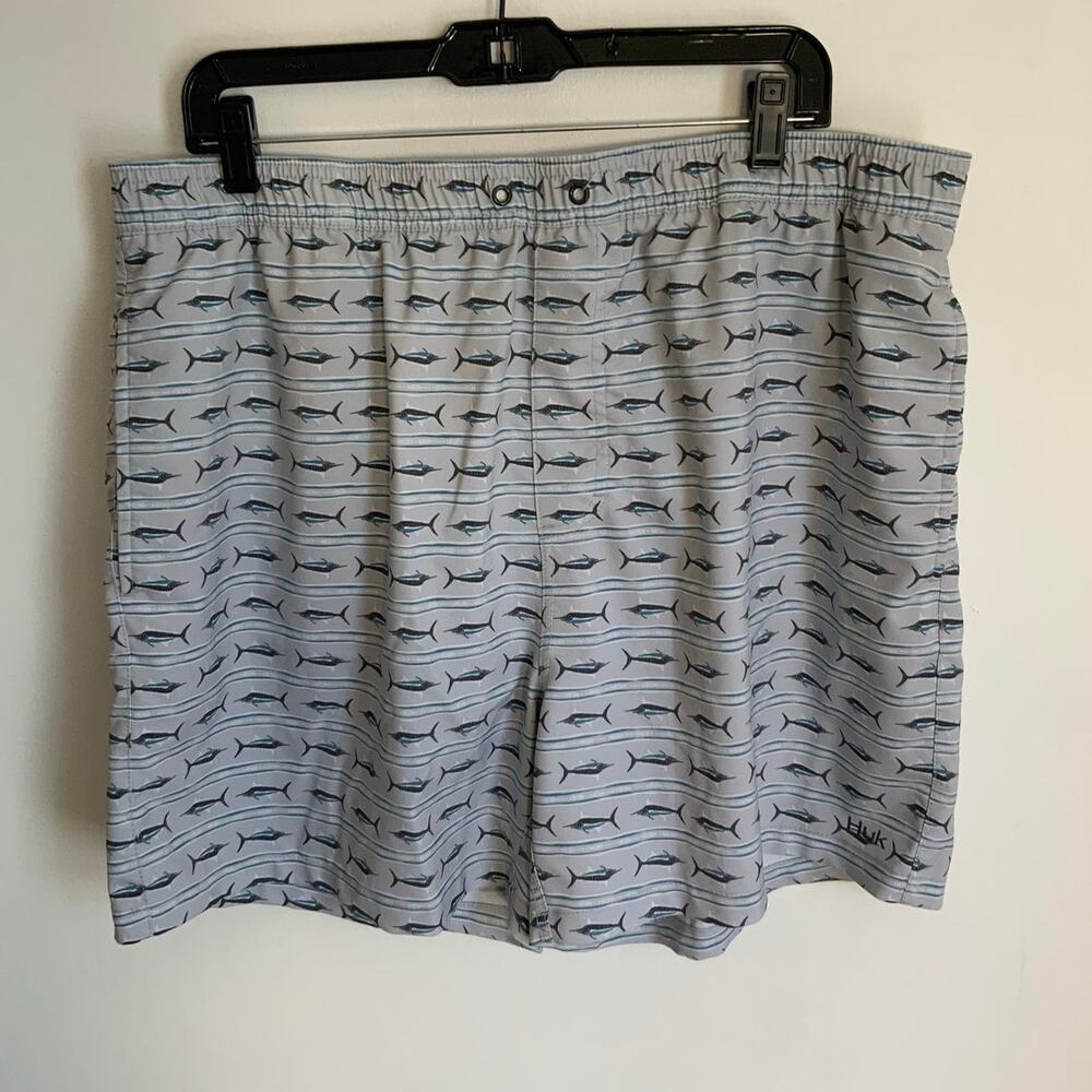 Huk men's XXL Swim trunks fishing 5" inseam